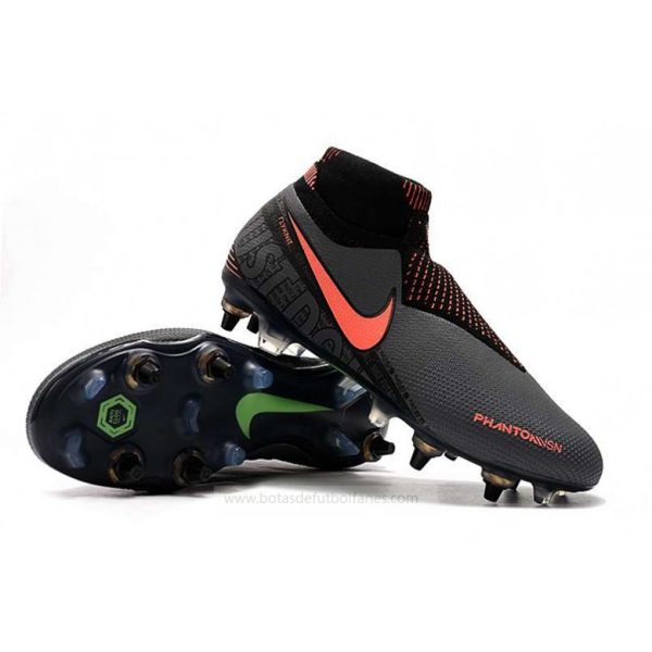 Nike Phantom Vision Elite DF SG PRO Anti Clog Gris Naranja